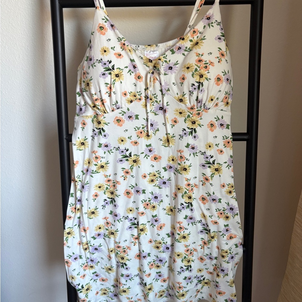 No Boundaries Floral Tie-Front Dress